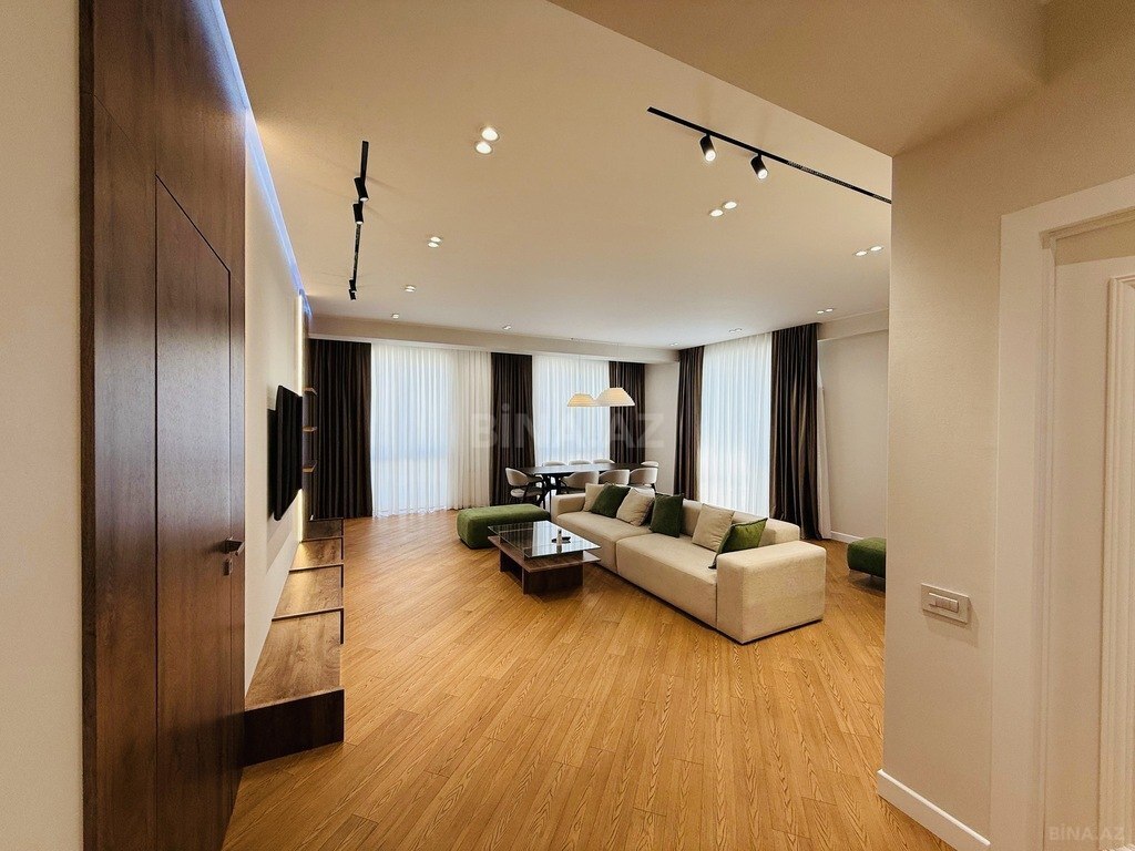 3 otaqlı yeni tikili - Şah İsmayıl Xətai m. - 140 m² (2)