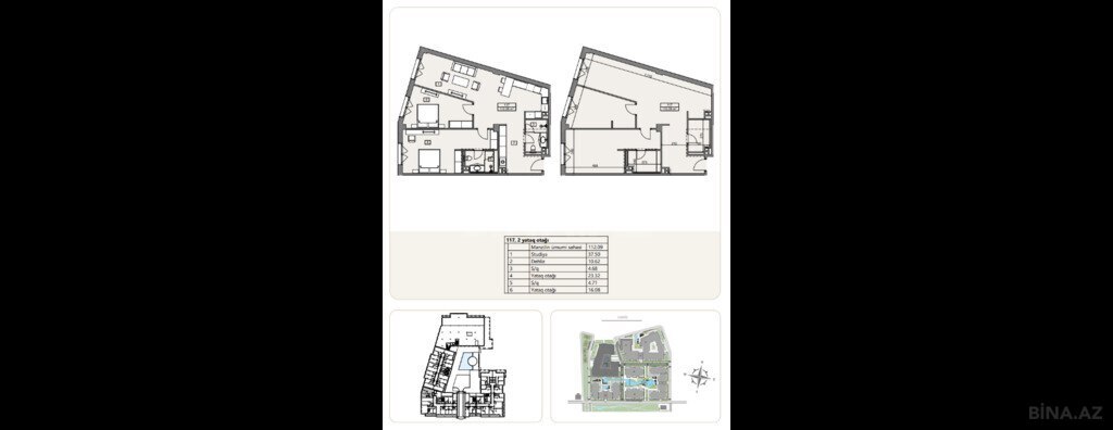 3 otaqlı yeni tikili - Sea Breeze q. - 112.1 m² (6)