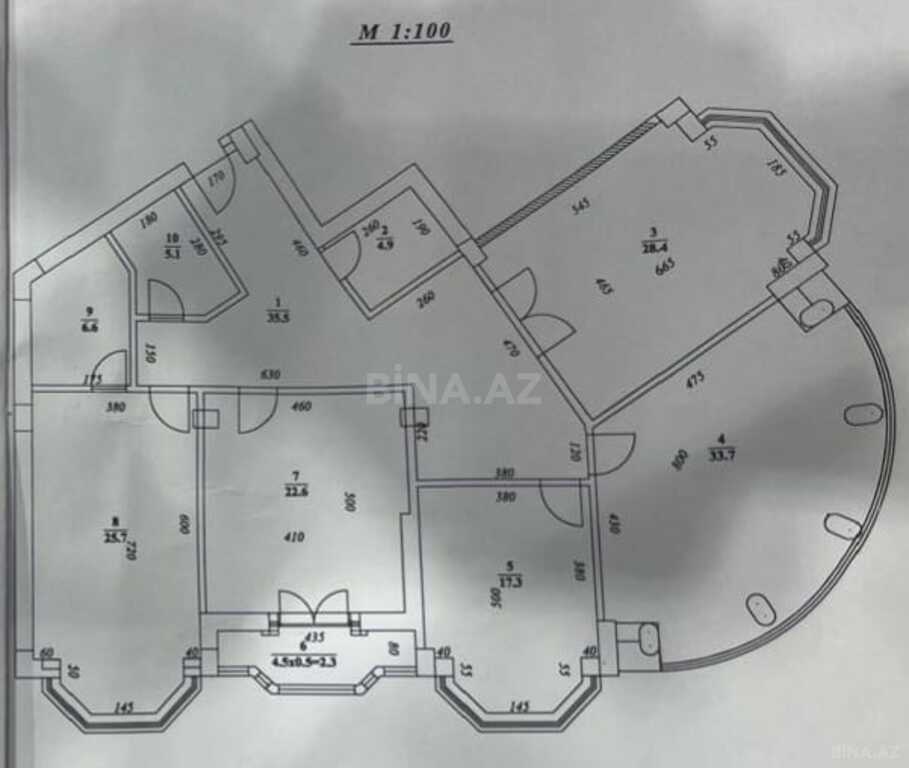 4-комн. новостройка - м. Ичеришехер - 190 м² (4)