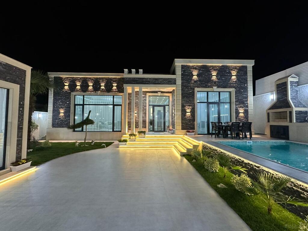 4 otaqlı həyət evi/bağ evi - Mərdəkan q. - 190 m² (1)