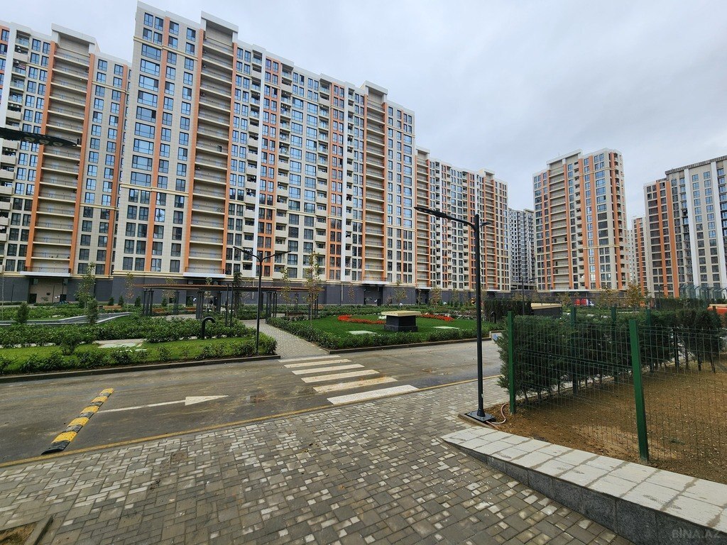 3 otaqlı yeni tikili - İnşaatçılar m. - 72 m² (4)