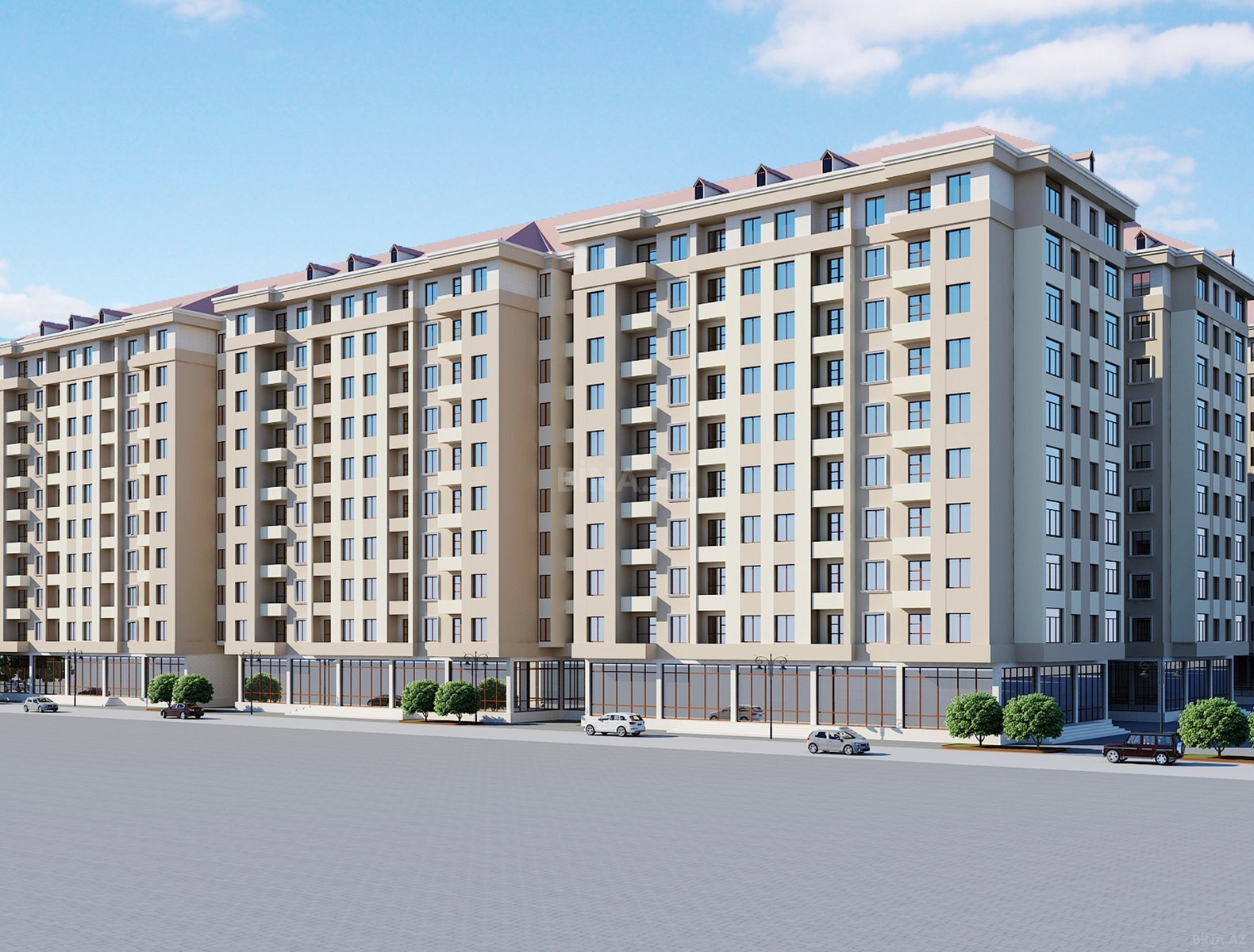 3 otaqlı yeni tikili - Məmmədli q. - 76.1 m² (1)