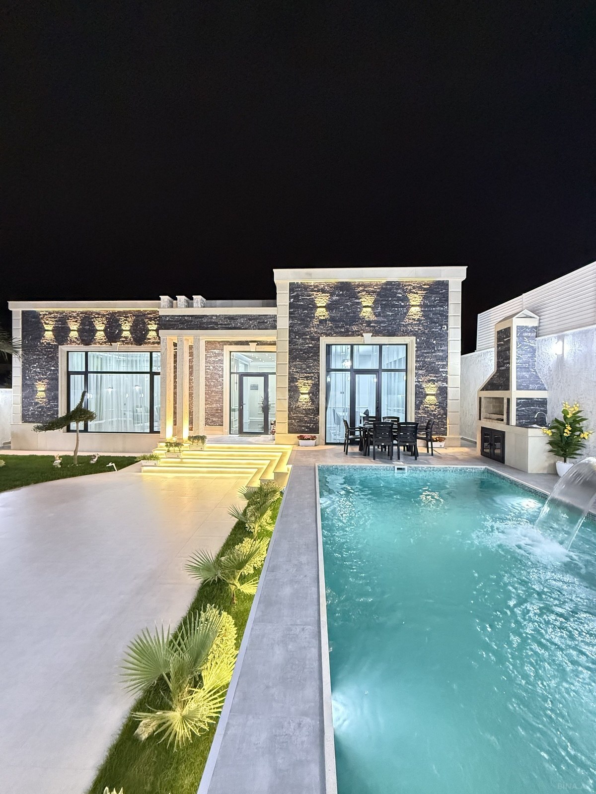 4 otaqlı həyət evi/bağ evi - Mərdəkan q. - 190 m² (2)