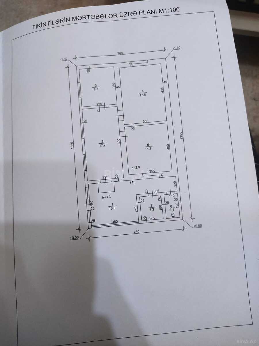 4 otaqlı həyət evi/bağ evi - Quba - 81.2 m² (6)