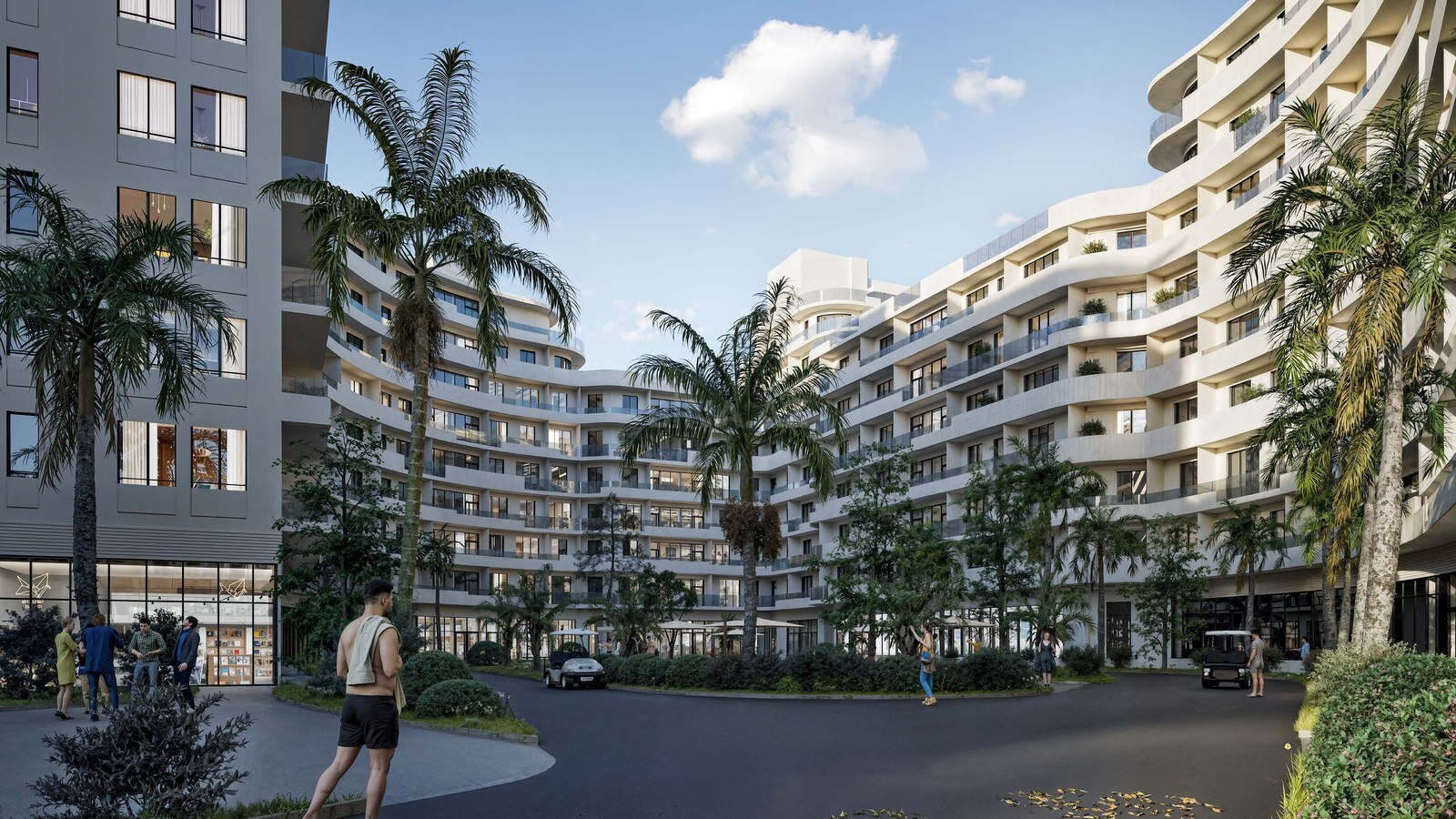 1 otaqlı yeni tikili - Nardaran q. - 47.6 m² (6)