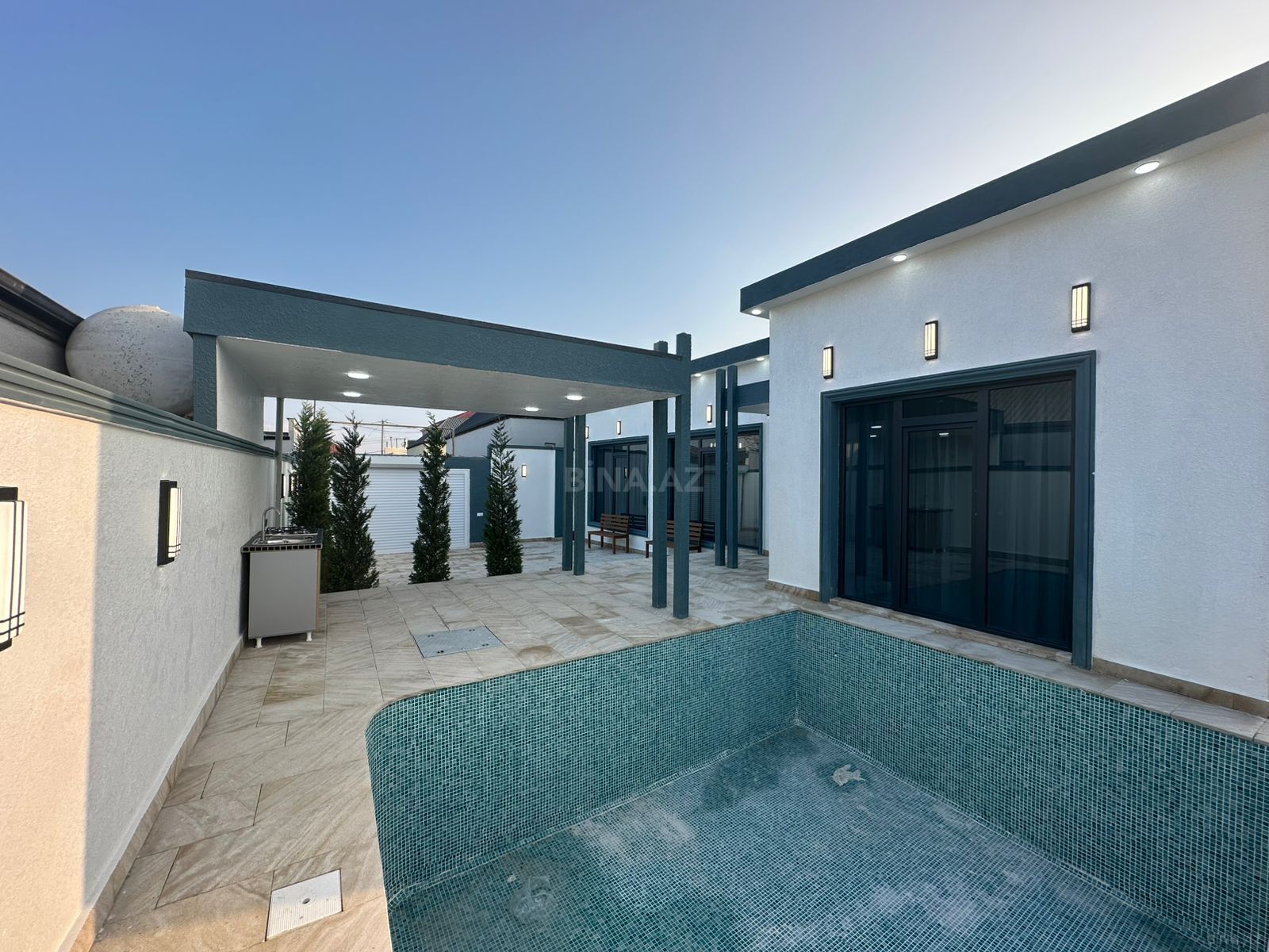 4 otaqlı həyət evi/bağ evi - Mərdəkan q. - 150 m² (2)