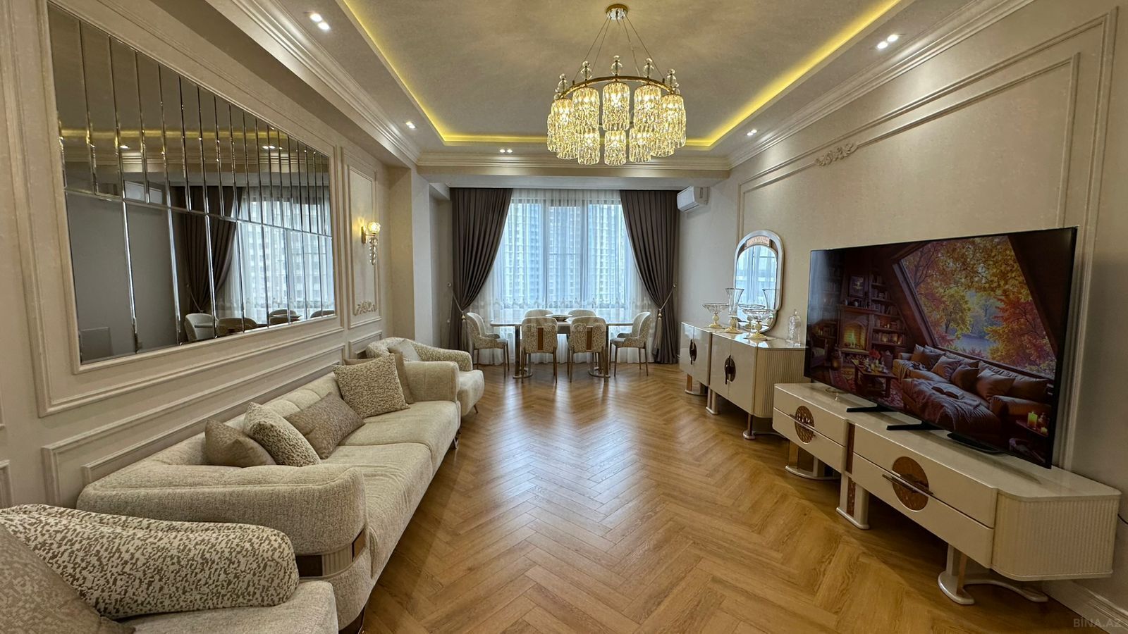 3 otaqlı yeni tikili - Gənclik m. - 139.8 m² (1)