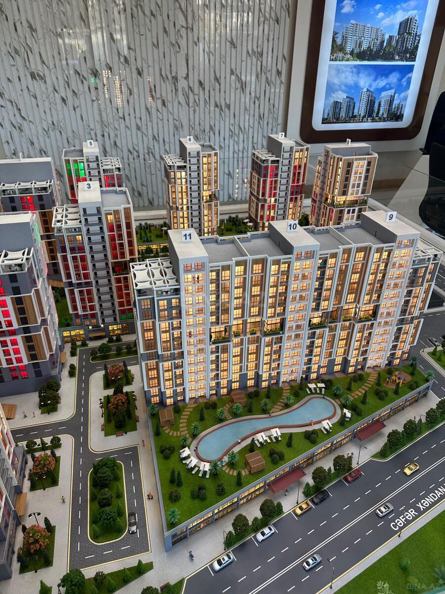 2 otaqlı yeni tikili - 7-ci mikrorayon q. - 80.4 m² (1)