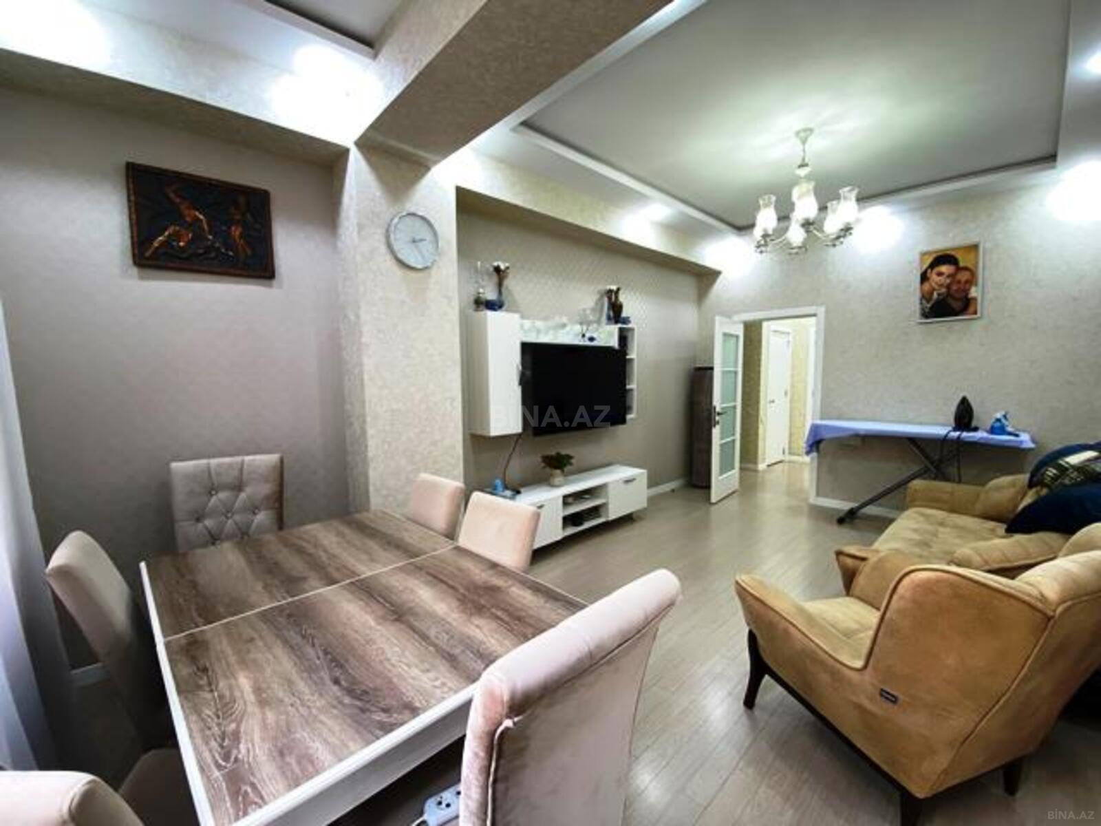 3 otaqlı yeni tikili - Qara Qarayev m. - 105 m² (1)
