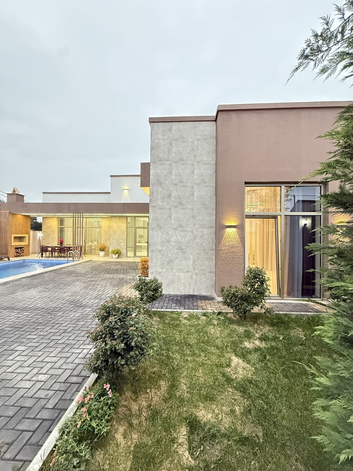 4 otaqlı həyət evi/bağ evi - Mərdəkan q. - 160 m² (4)