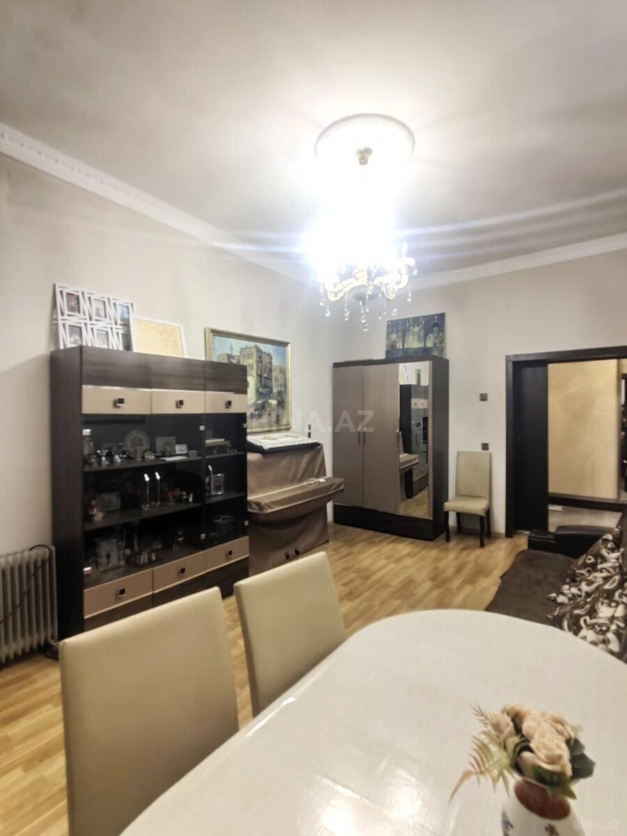 3 otaqlı köhnə tikili - Elmlər Akademiyası m. - 90 m² (6)
