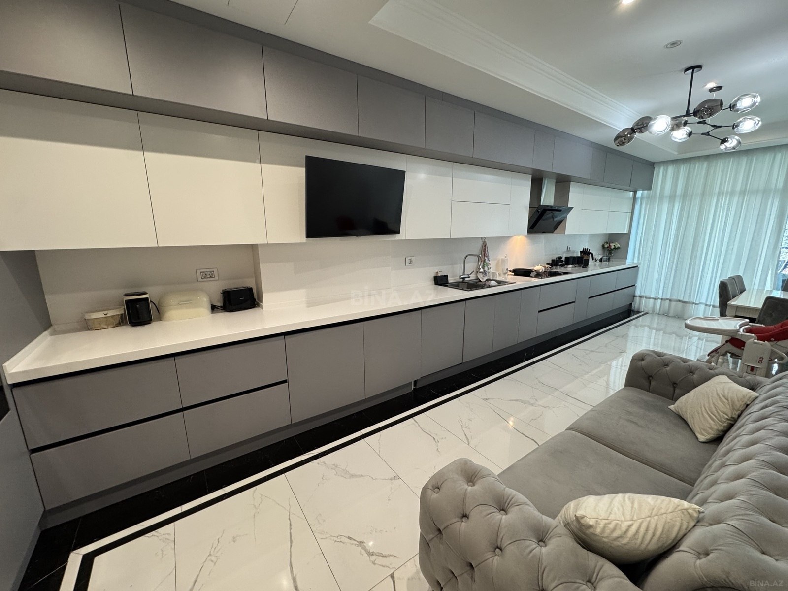 4 otaqlı yeni tikili - Şah İsmayıl Xətai m. - 270 m² (12)