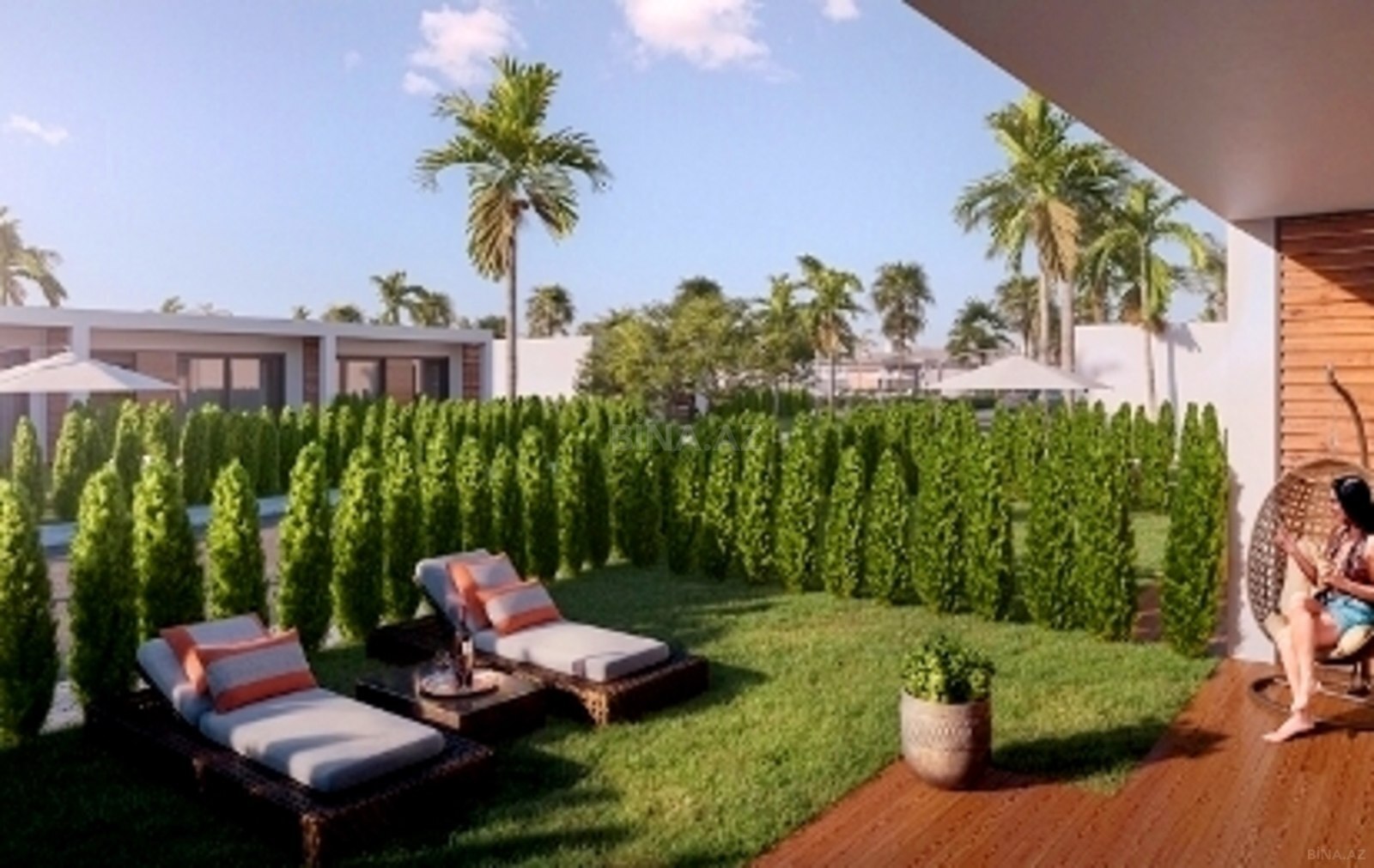 1 otaqlı həyət evi/bağ evi - Bilgəh q. - 70 m² (19)