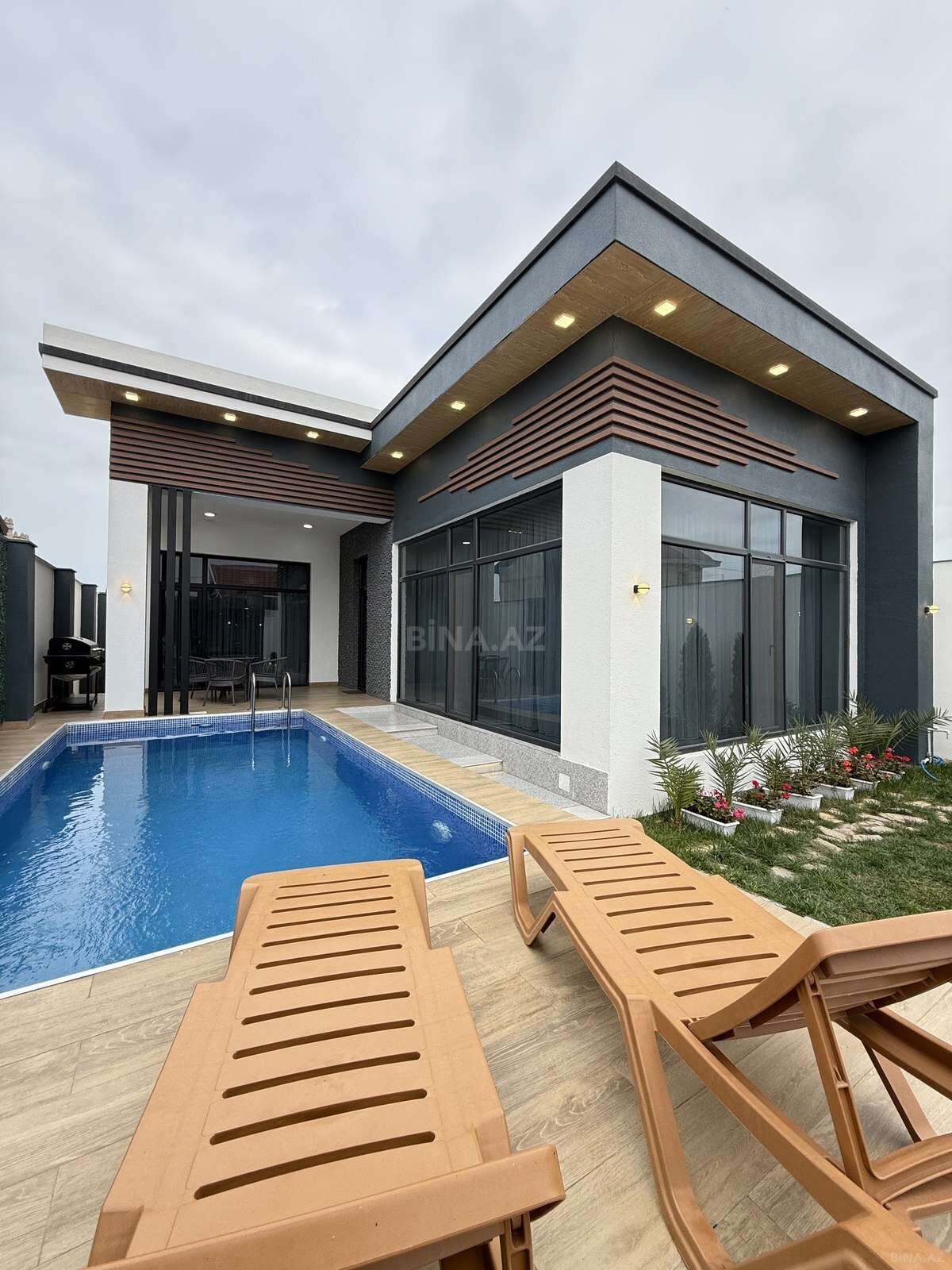 4 otaqlı həyət evi/bağ evi - Mərdəkan q. - 150 m² (4)