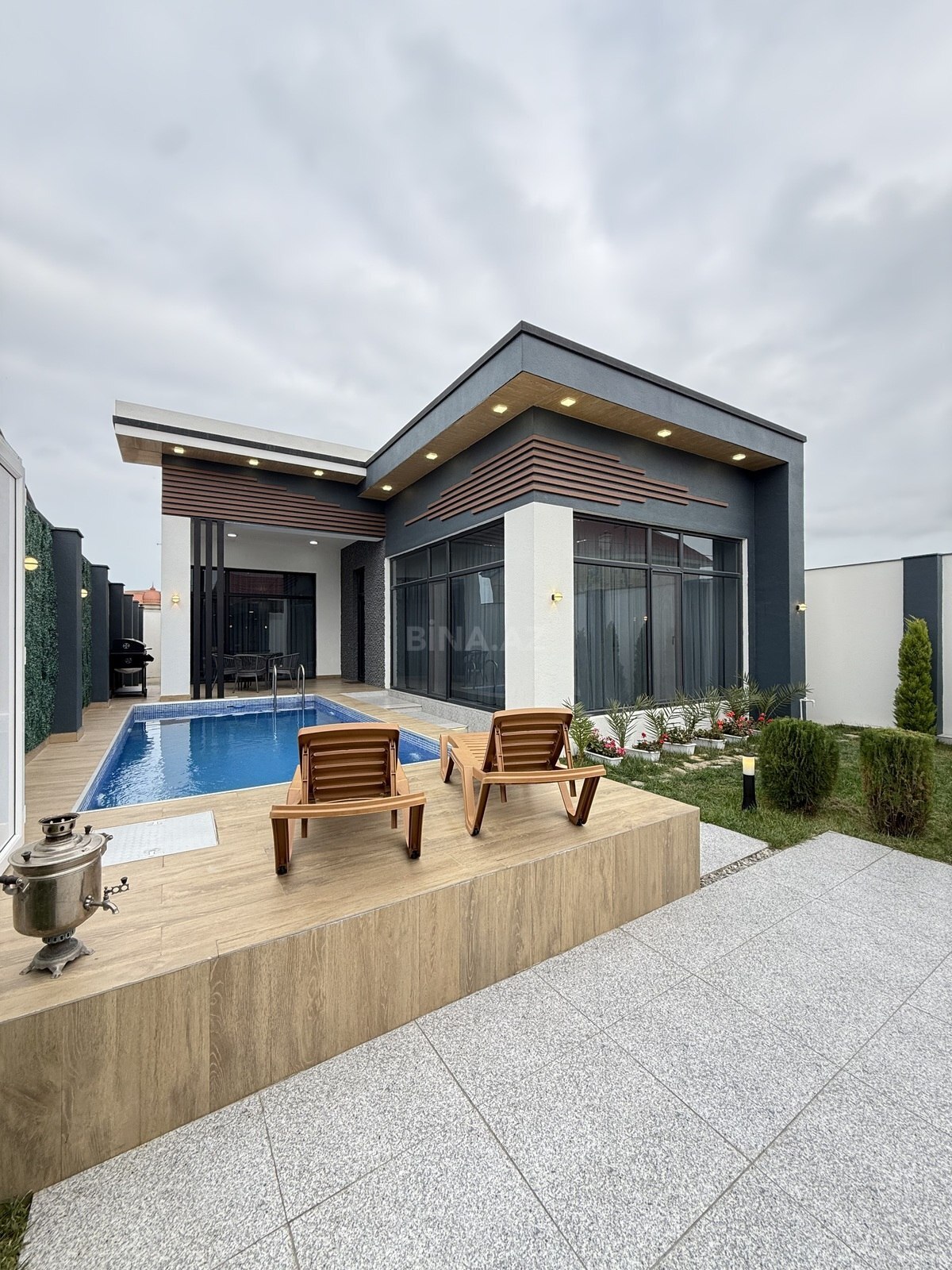 4 otaqlı həyət evi/bağ evi - Mərdəkan q. - 150 m² (2)