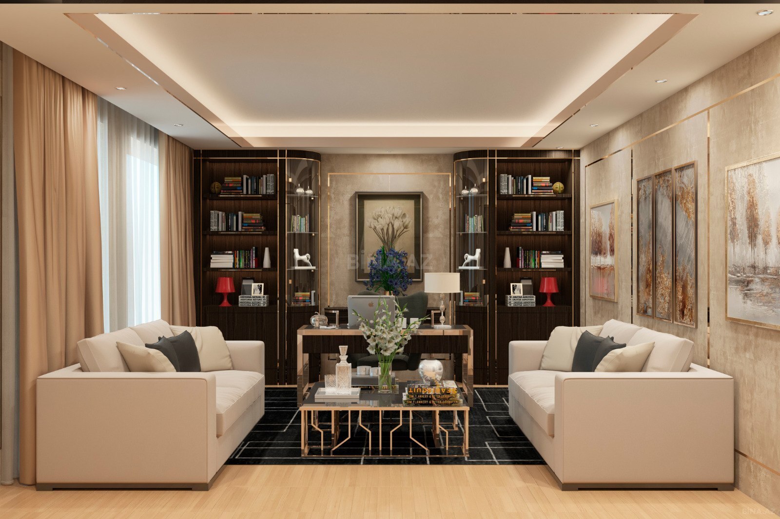 7 otaqlı həyət evi/bağ evi - Səbail r. - 450 m² (4)