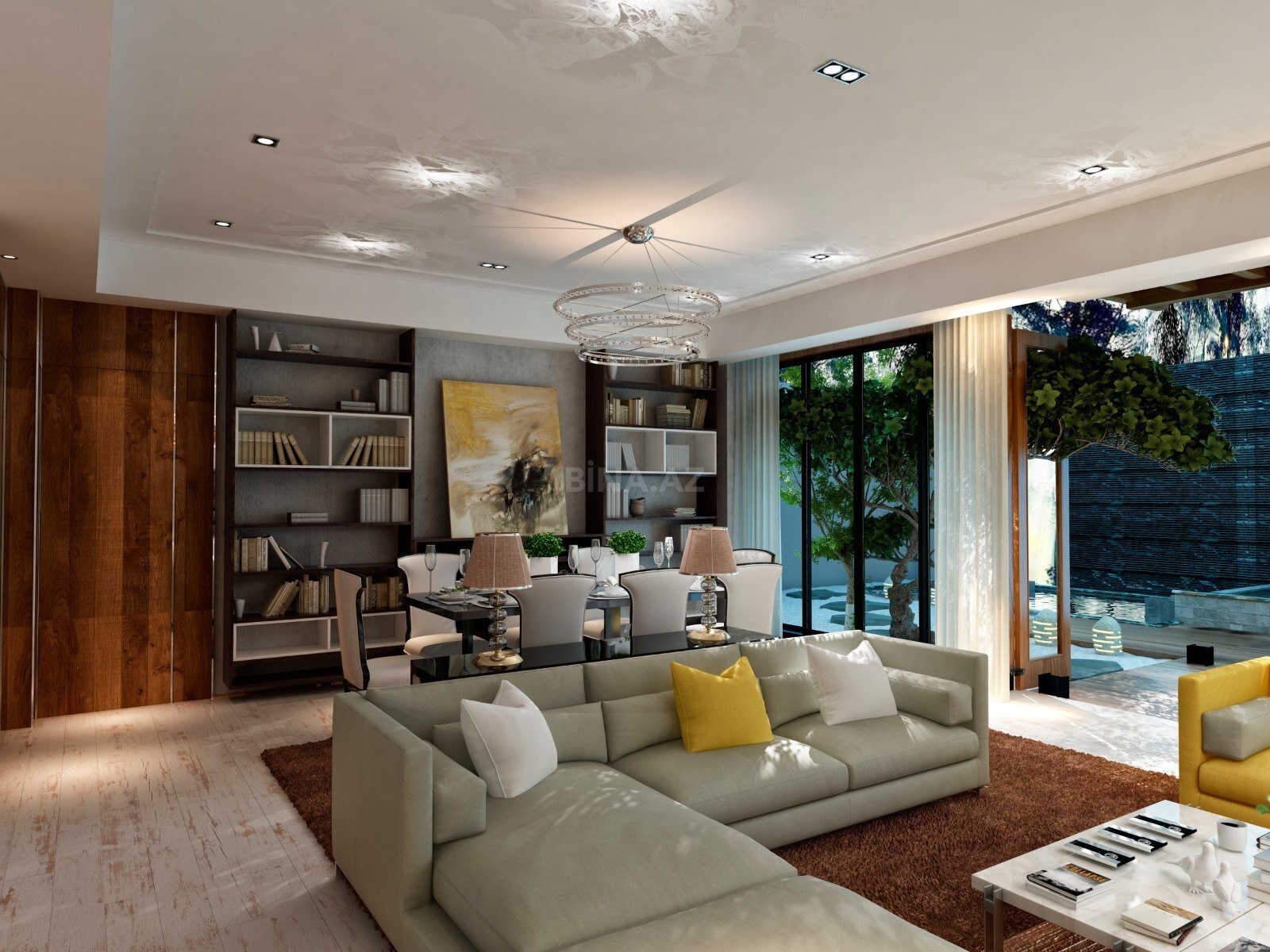 7 otaqlı həyət evi/bağ evi - Səbail r. - 450 m² (8)