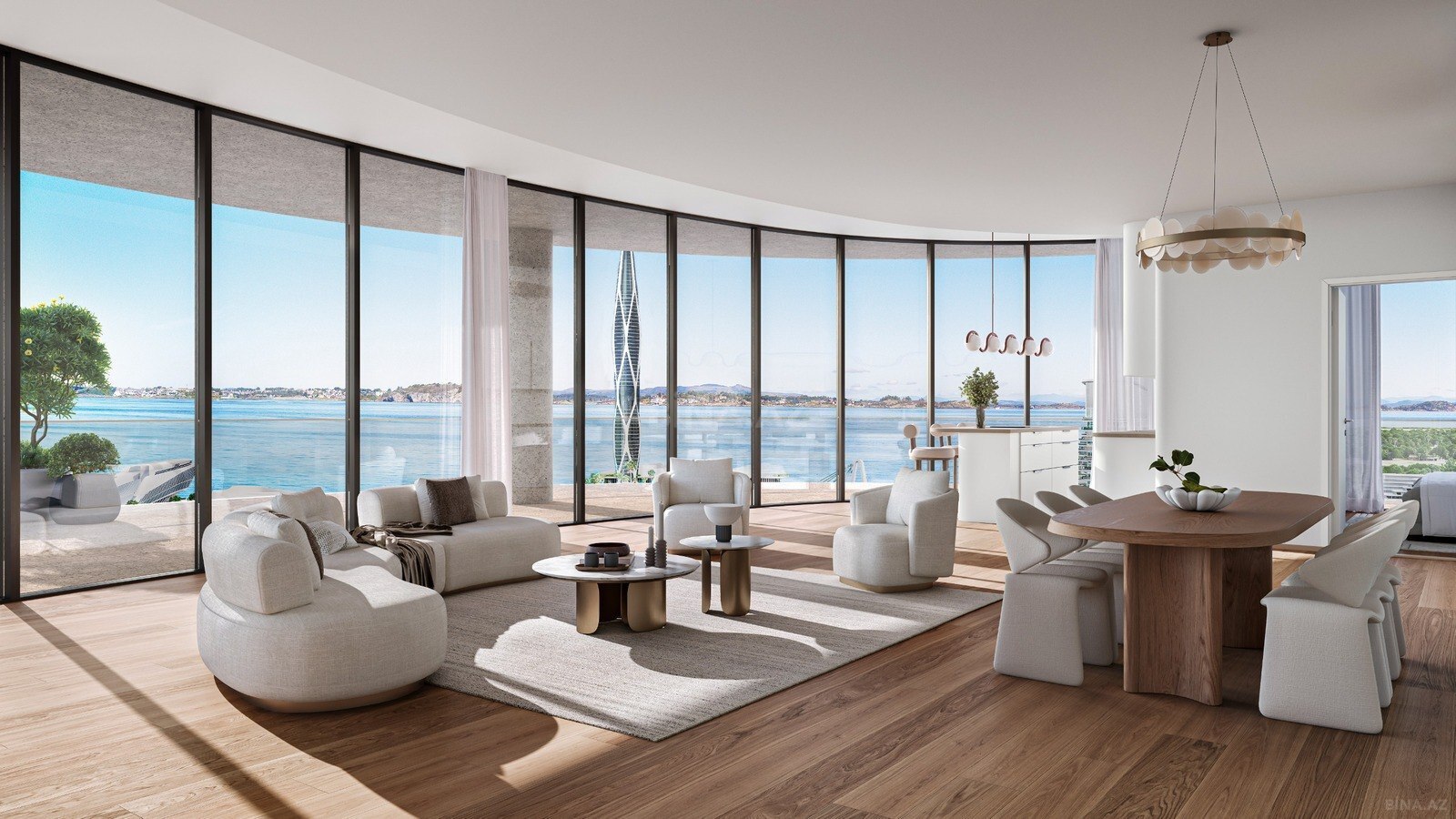 1 otaqlı yeni tikili - Nardaran q. - 29.6 m² (5)