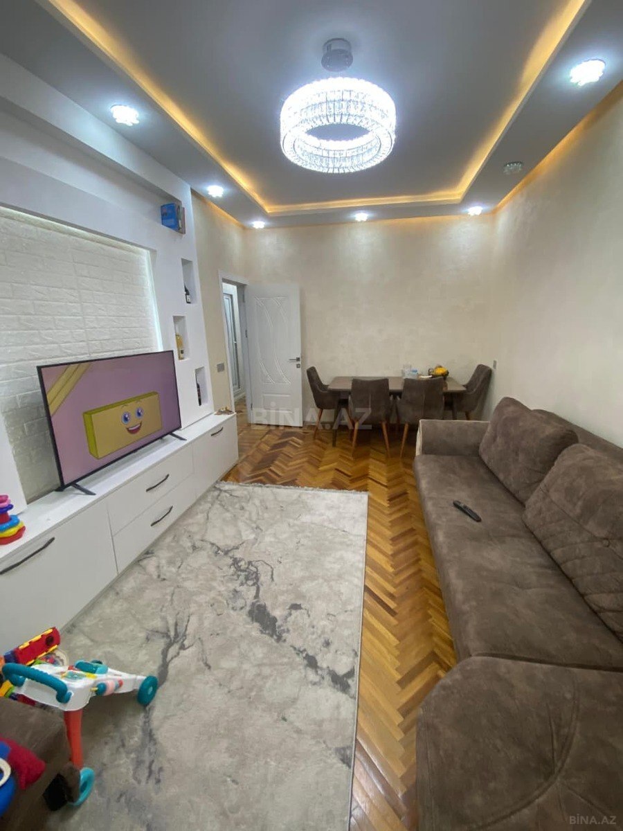 3 otaqlı köhnə tikili - Nəsimi m. - 90 m² (2)