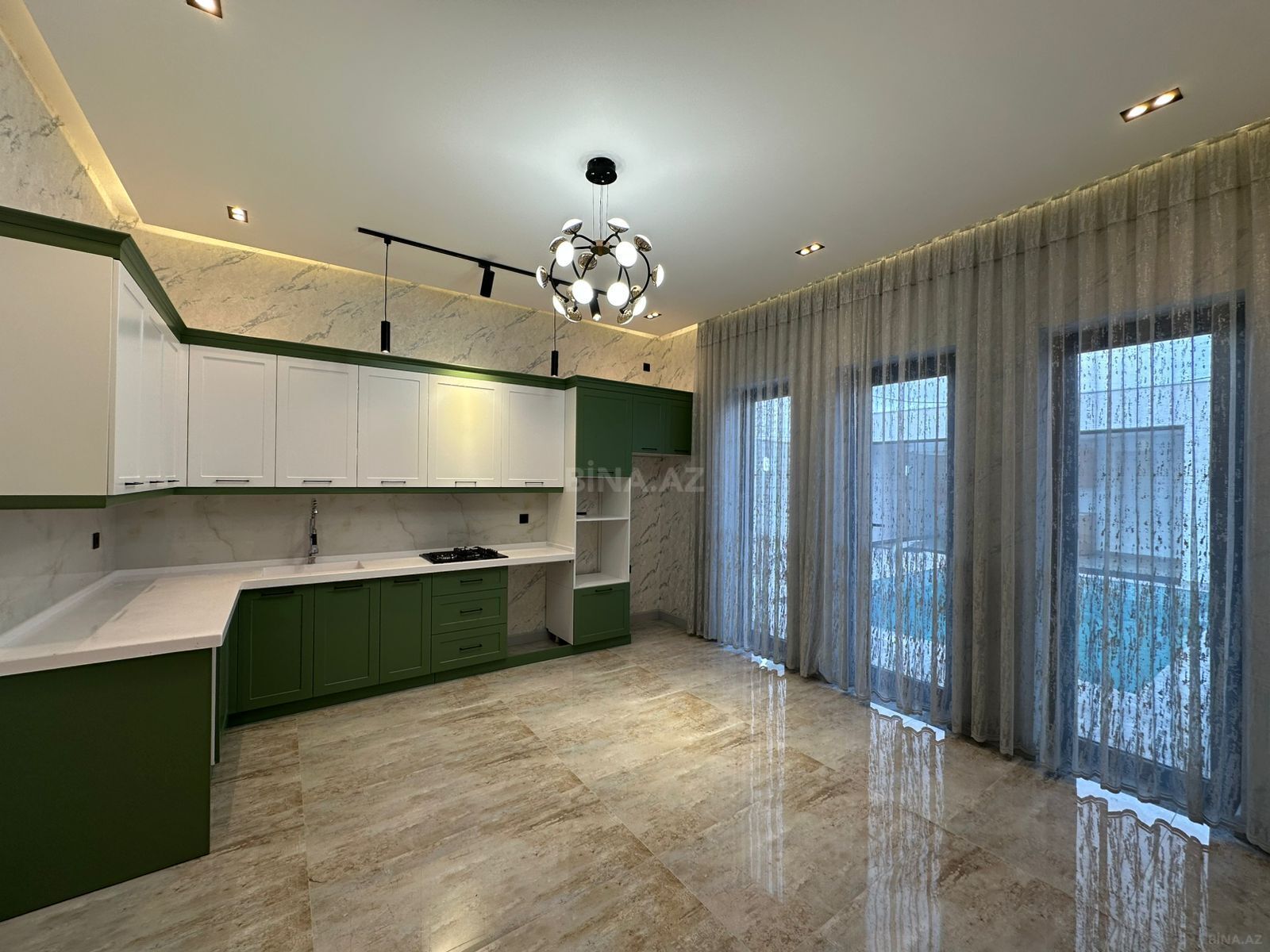 4 otaqlı həyət evi/bağ evi - Mərdəkan q. - 160 m² (9)