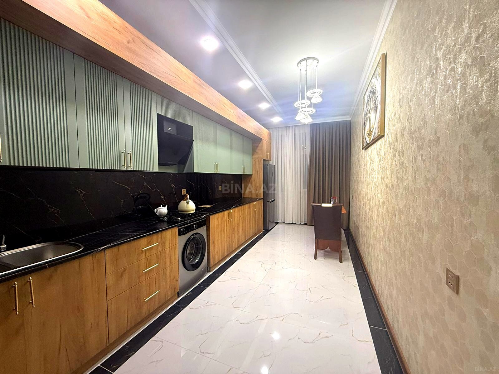 3 otaqlı yeni tikili - Qara Qarayev m. - 106.6 m² (11)