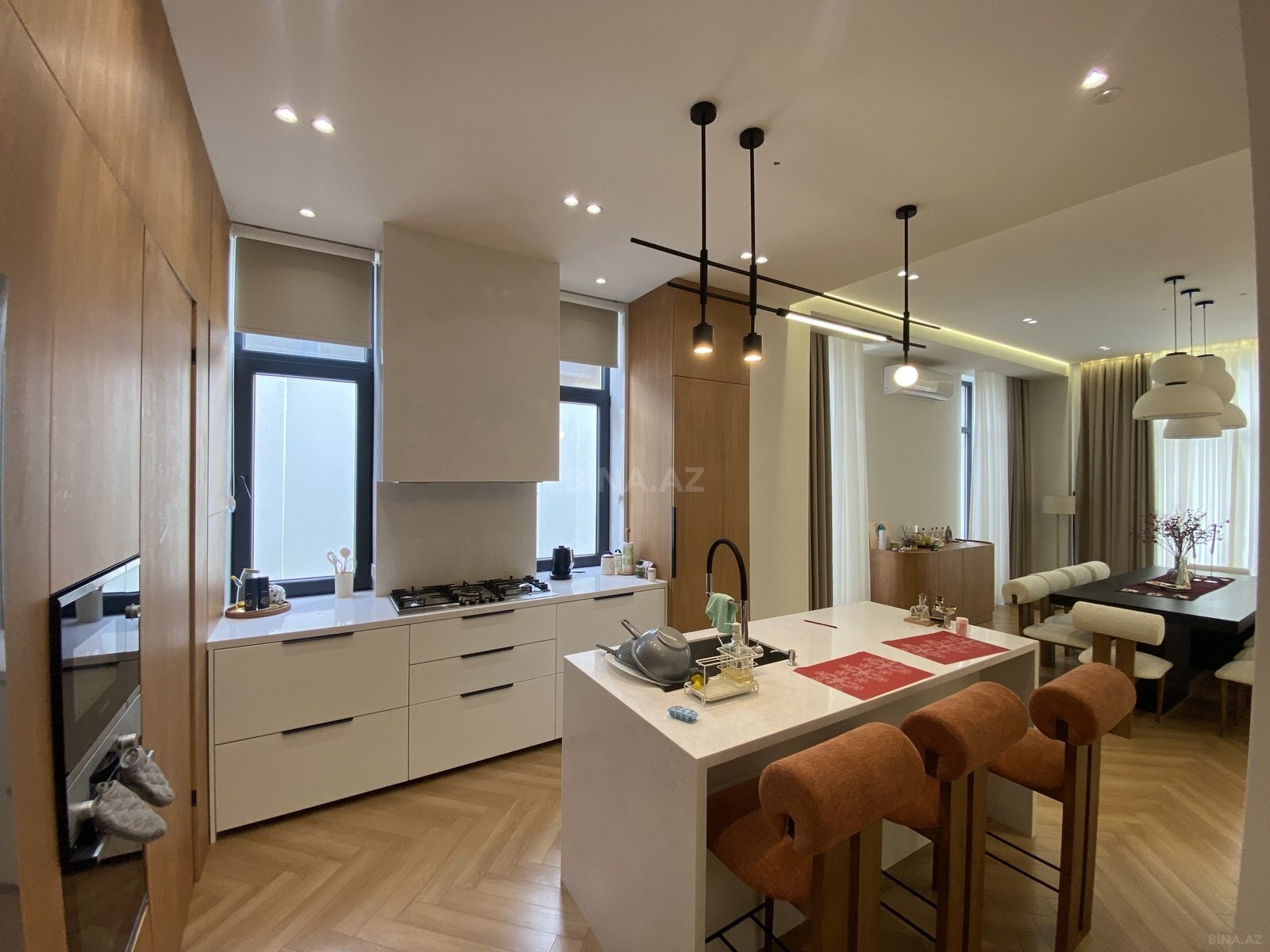 5 otaqlı həyət evi/bağ evi - Badamdar q. - 240 m² (14)
