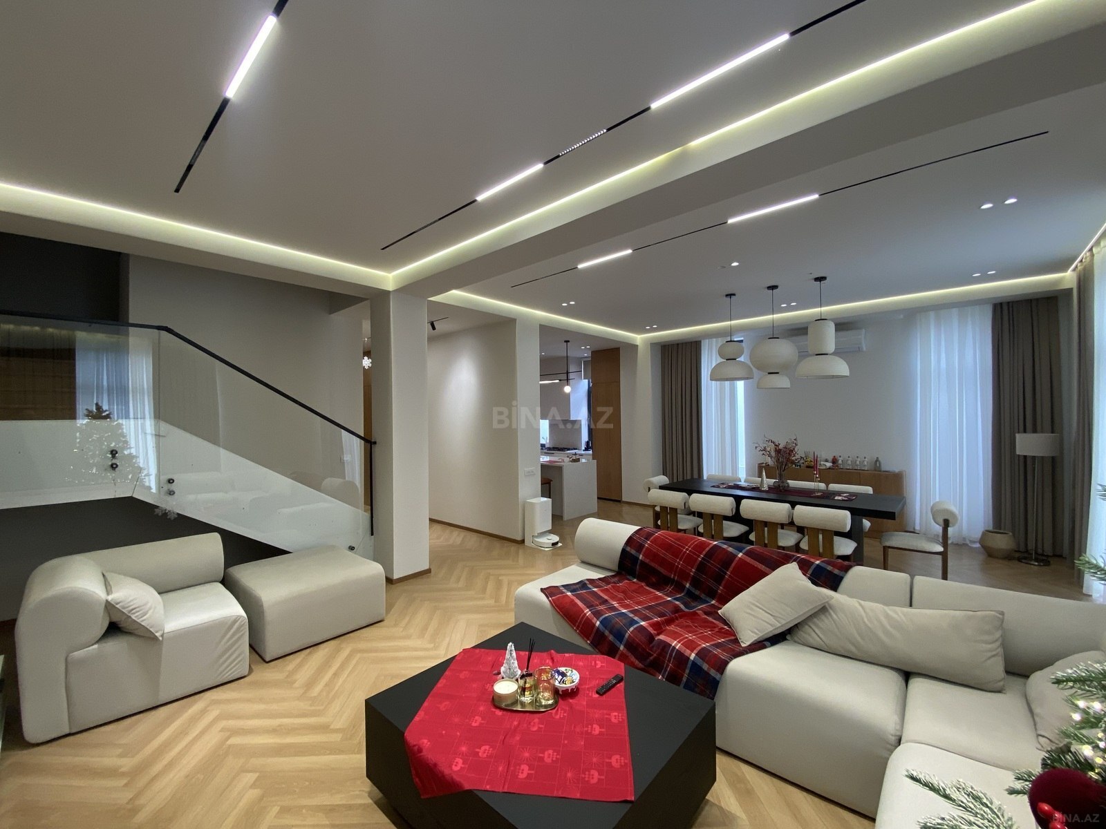5 otaqlı həyət evi/bağ evi - Badamdar q. - 240 m² (7)