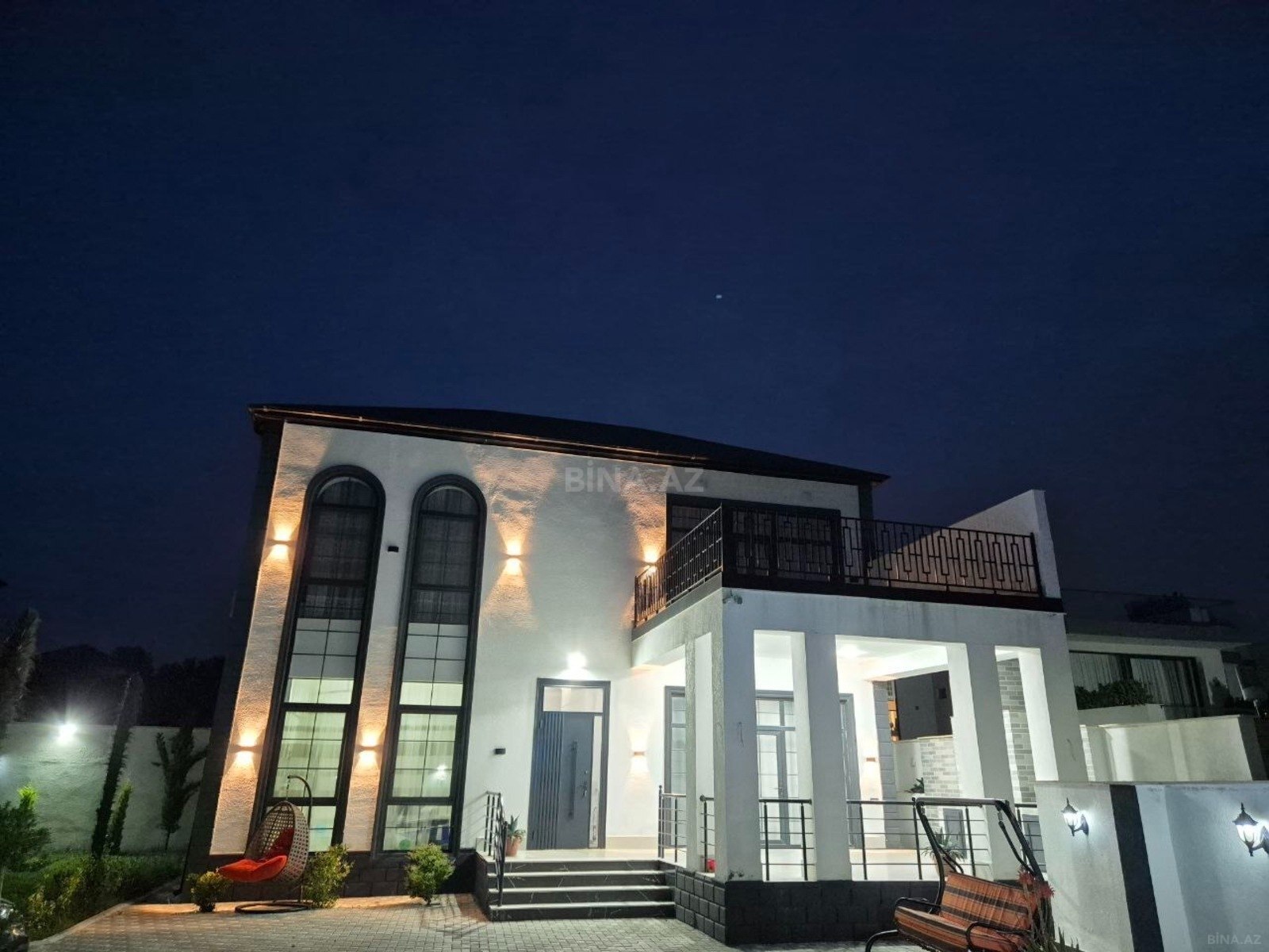 5 otaqlı həyət evi/bağ evi - Şağan q. - 400 m² (2)