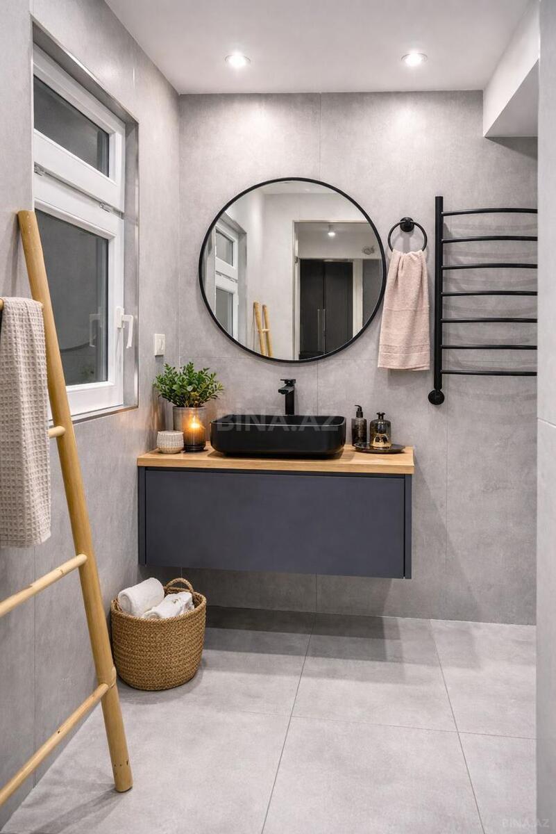 3 otaqlı köhnə tikili - Səbail r. - 85 m² (9)
