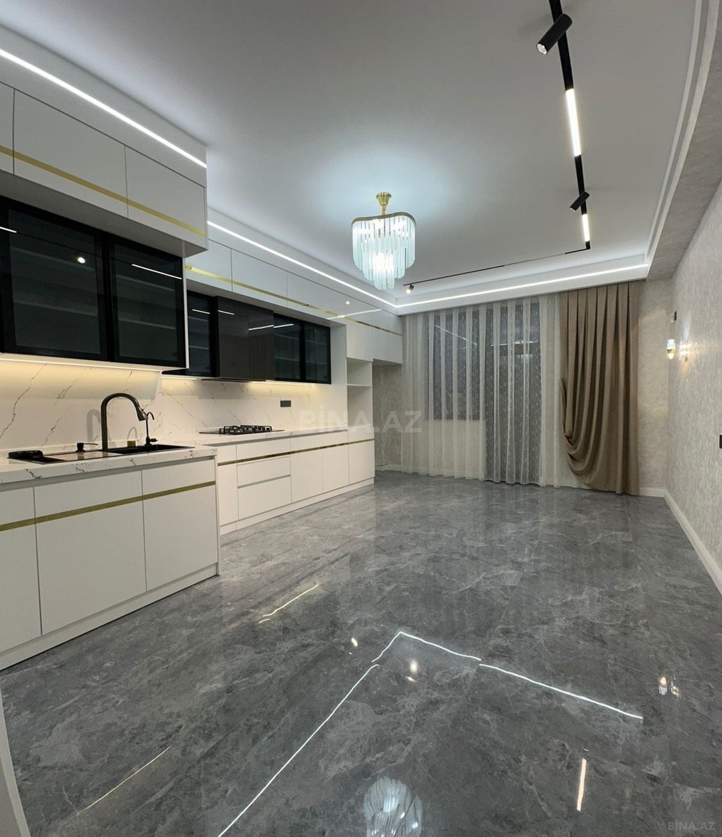 4 otaqlı yeni tikili - Şah İsmayıl Xətai m. - 172 m² (1)