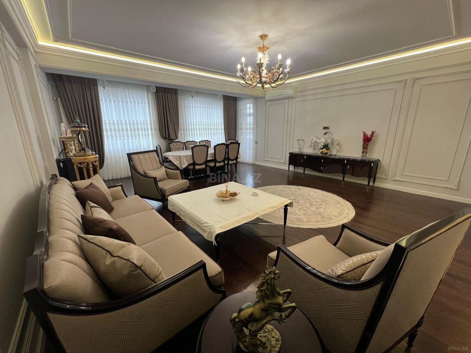 4 otaqlı yeni tikili - Elmlər Akademiyası m. - 180 m² (24)
