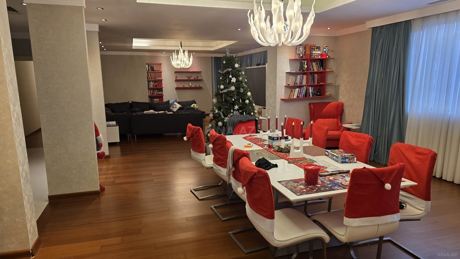 5 otaqlı yeni tikili - Şah İsmayıl Xətai m. - 240 m² (1)