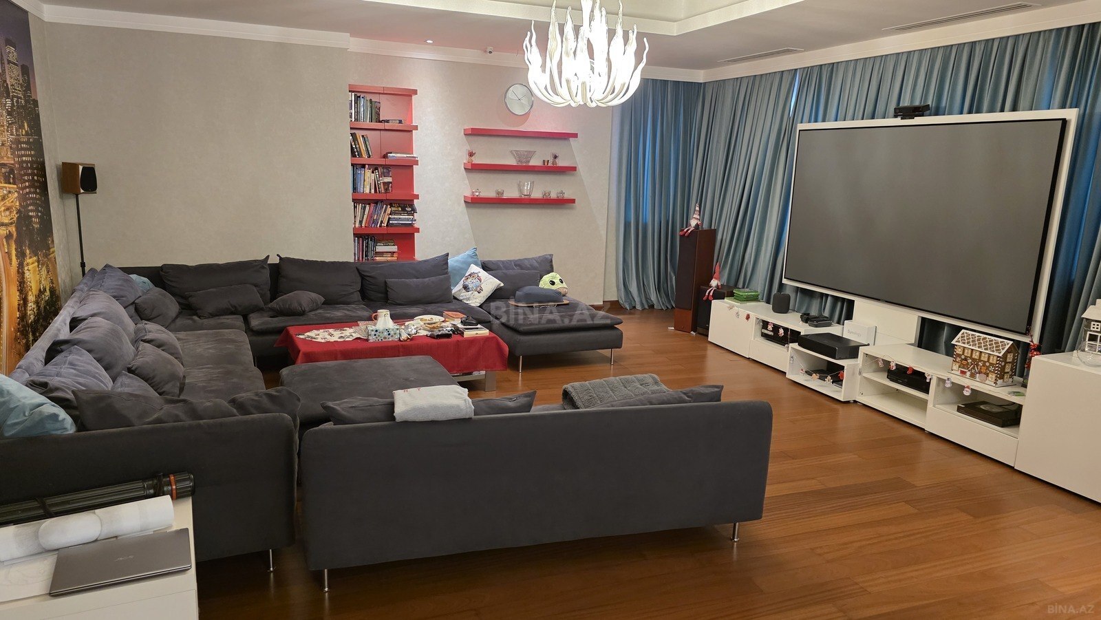 5 otaqlı yeni tikili - Şah İsmayıl Xətai m. - 240 m² (2)