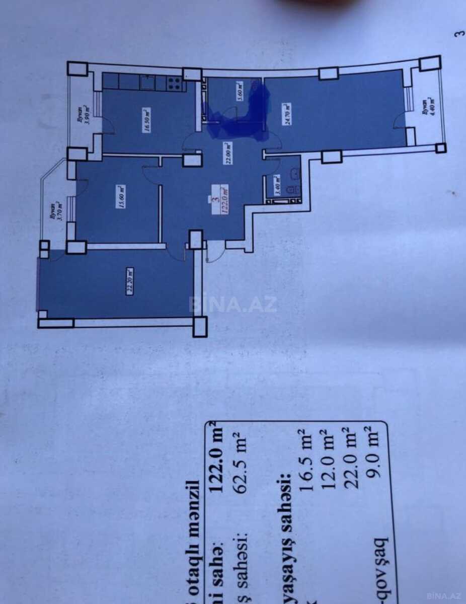 3 otaqlı yeni tikili - Əhmədli m. - 123 m² (18)
