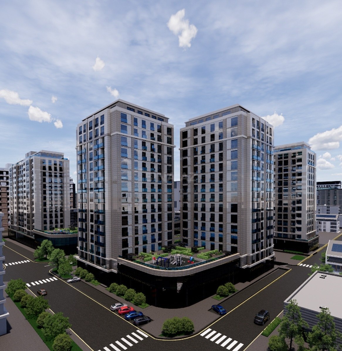 3-комн. новостройка - м. Низами - 100 м² (12)
