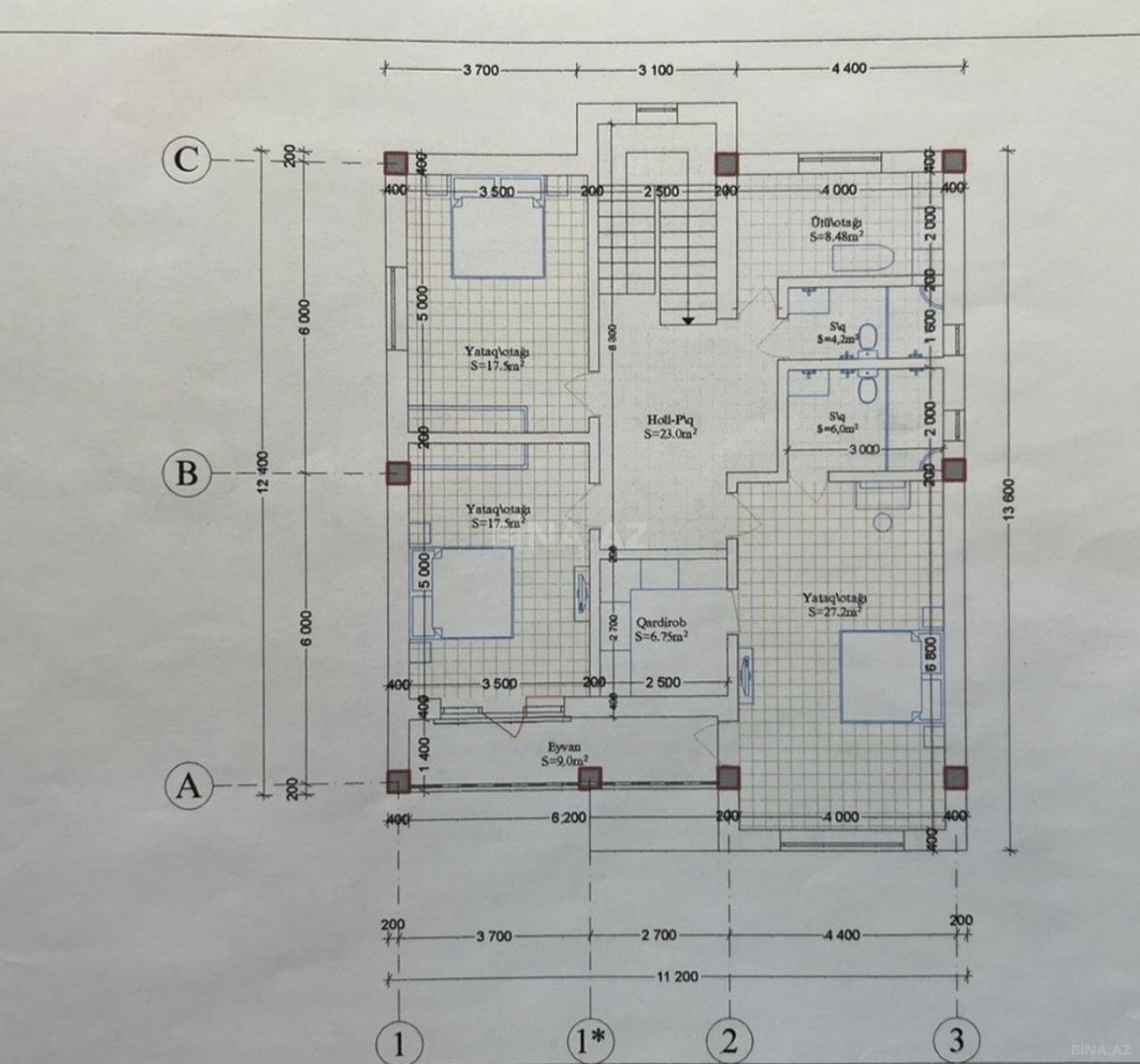 9 otaqlı həyət evi/bağ evi - Xırdalan - 420 m² (11)