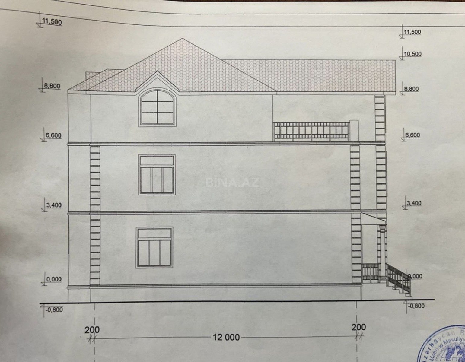 9 otaqlı həyət evi/bağ evi - Xırdalan - 420 m² (15)