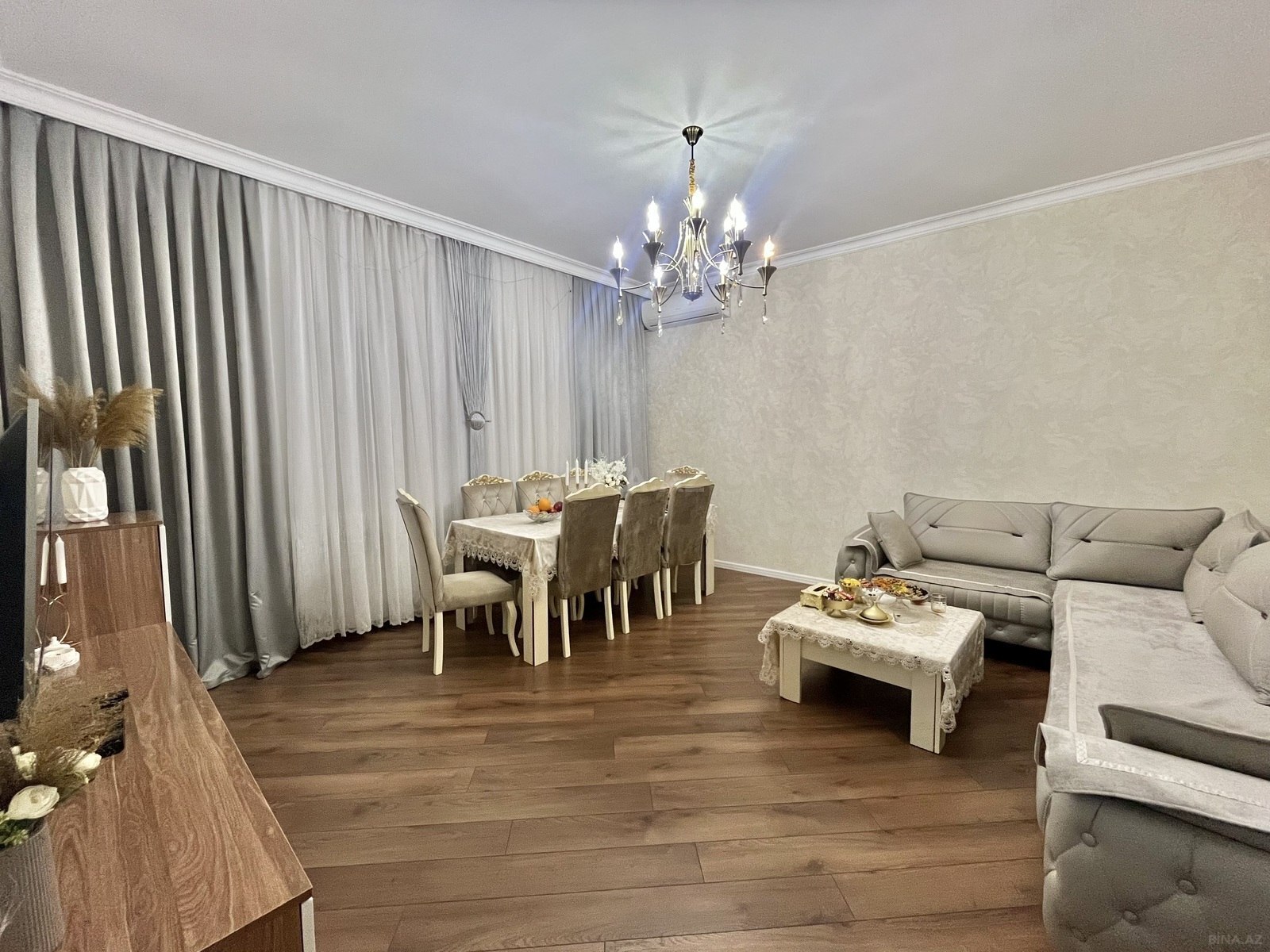 3 otaqlı yeni tikili - Həzi Aslanov m. - 110 m² (1)