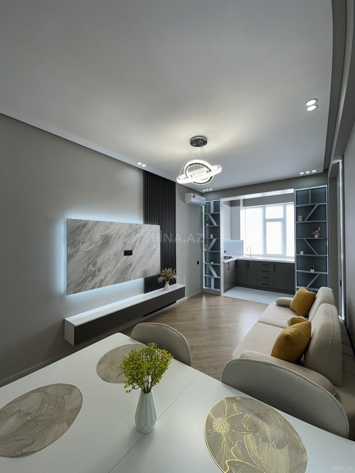 2 otaqlı yeni tikili - Həzi Aslanov m. - 55 m² (5)