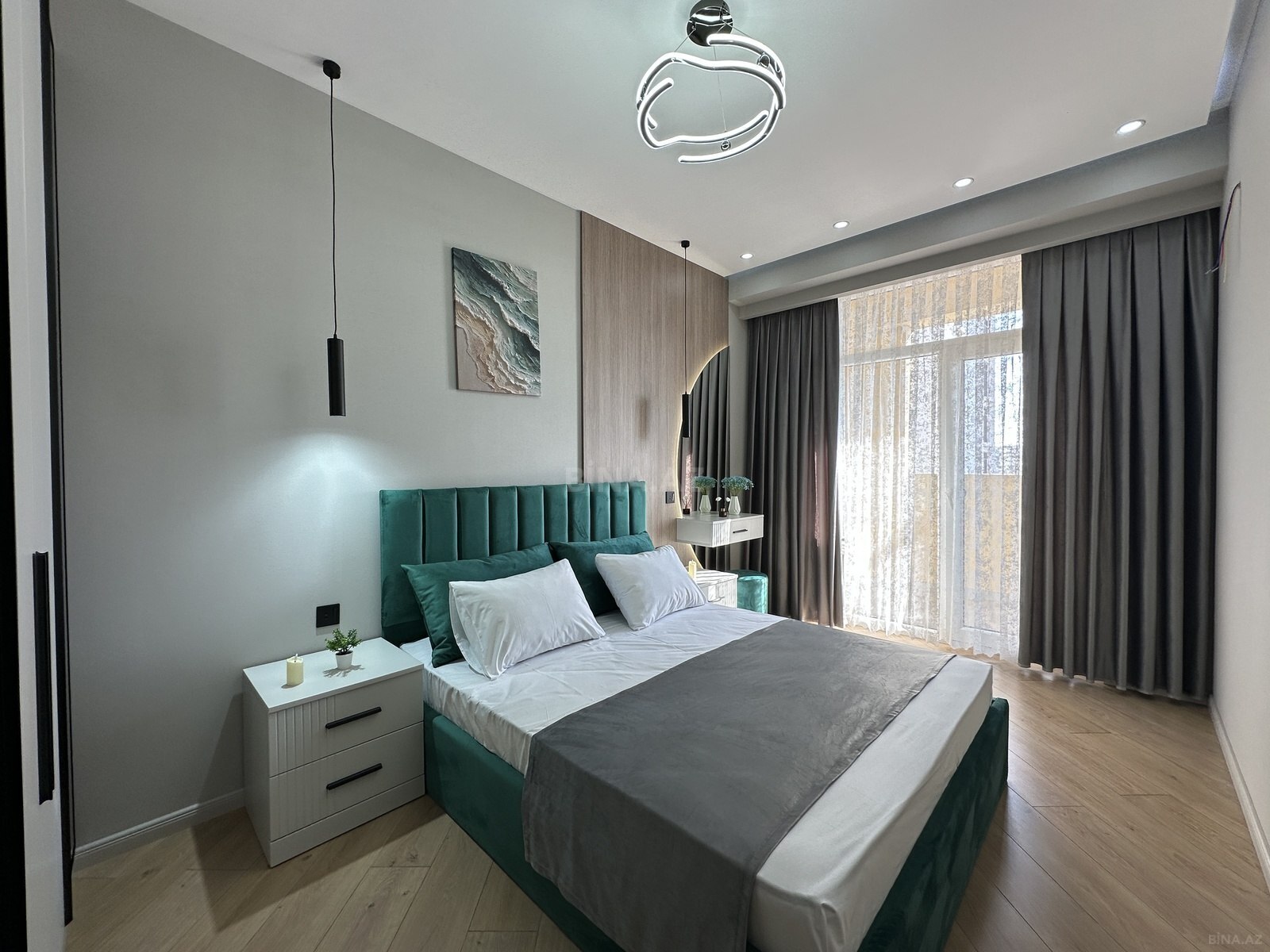 2 otaqlı yeni tikili - Həzi Aslanov m. - 55 m² (1)
