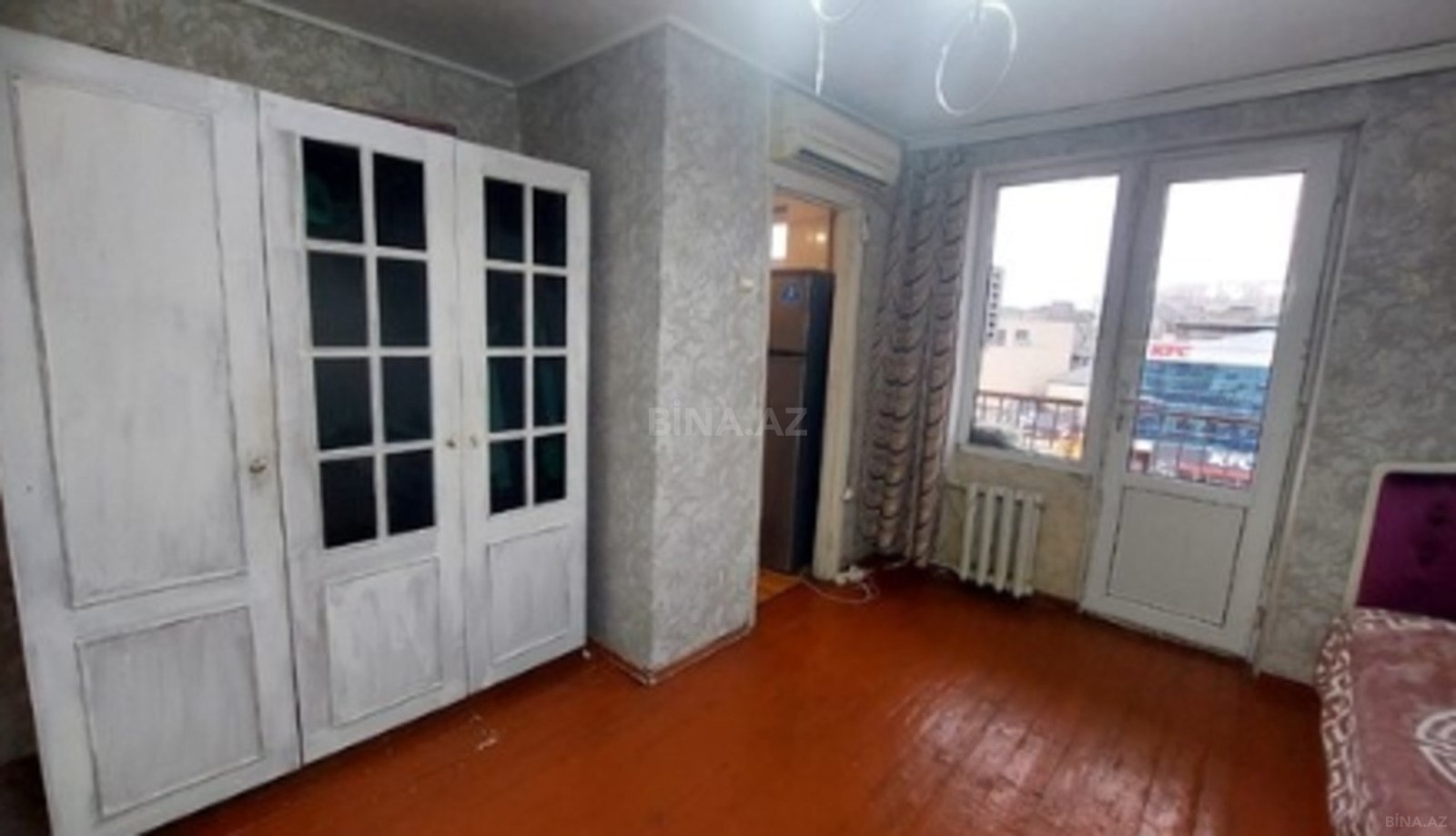 1 otaqlı köhnə tikili - İnşaatçılar m. - 40 m² (1)