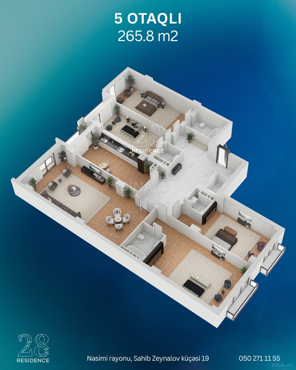 5 otaqlı yeni tikili - 28 May m. - 265.8 m² (15)