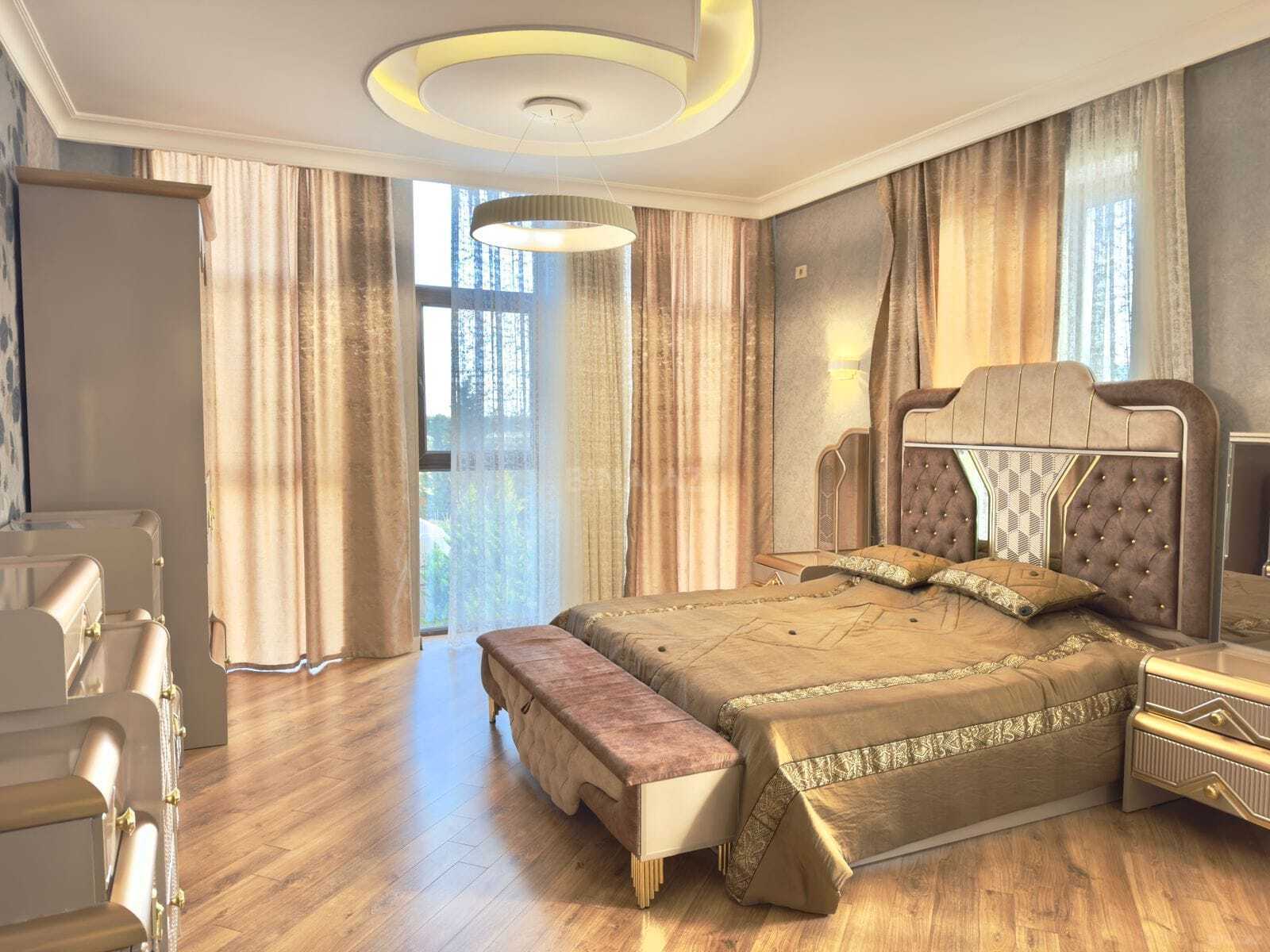 8 otaqlı həyət evi/bağ evi - Şüvəlan q. - 400 m² (14)