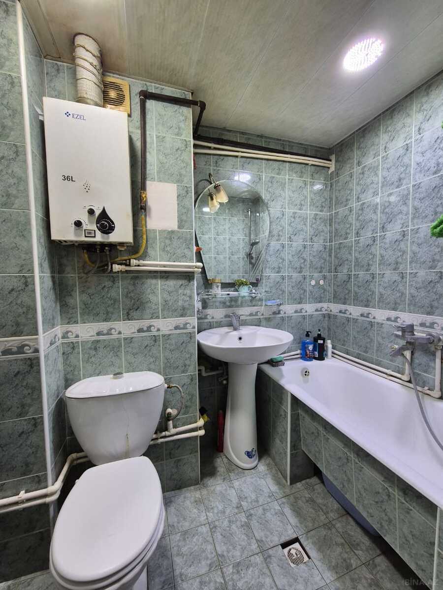 3 otaqlı köhnə tikili - İnşaatçılar m. - 70 m² (10)