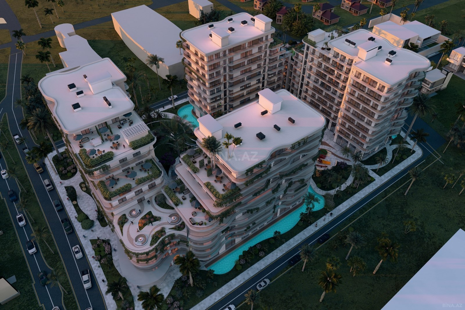 1 otaqlı yeni tikili - Nardaran q. - 60.7 m² (4)