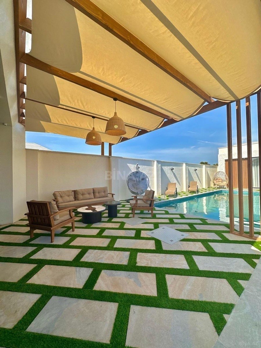 4 otaqlı həyət evi/bağ evi - Şüvəlan q. - 240 m² (10)