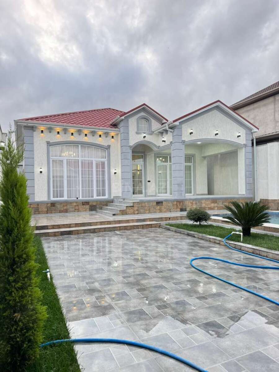 4 otaqlı həyət evi/bağ evi - Mərdəkan q. - 180 m² (1)