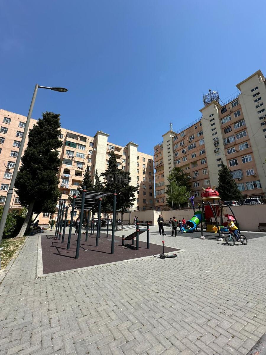 3 otaqlı köhnə tikili - Yeni Günəşli q. - 65 m² (10)
