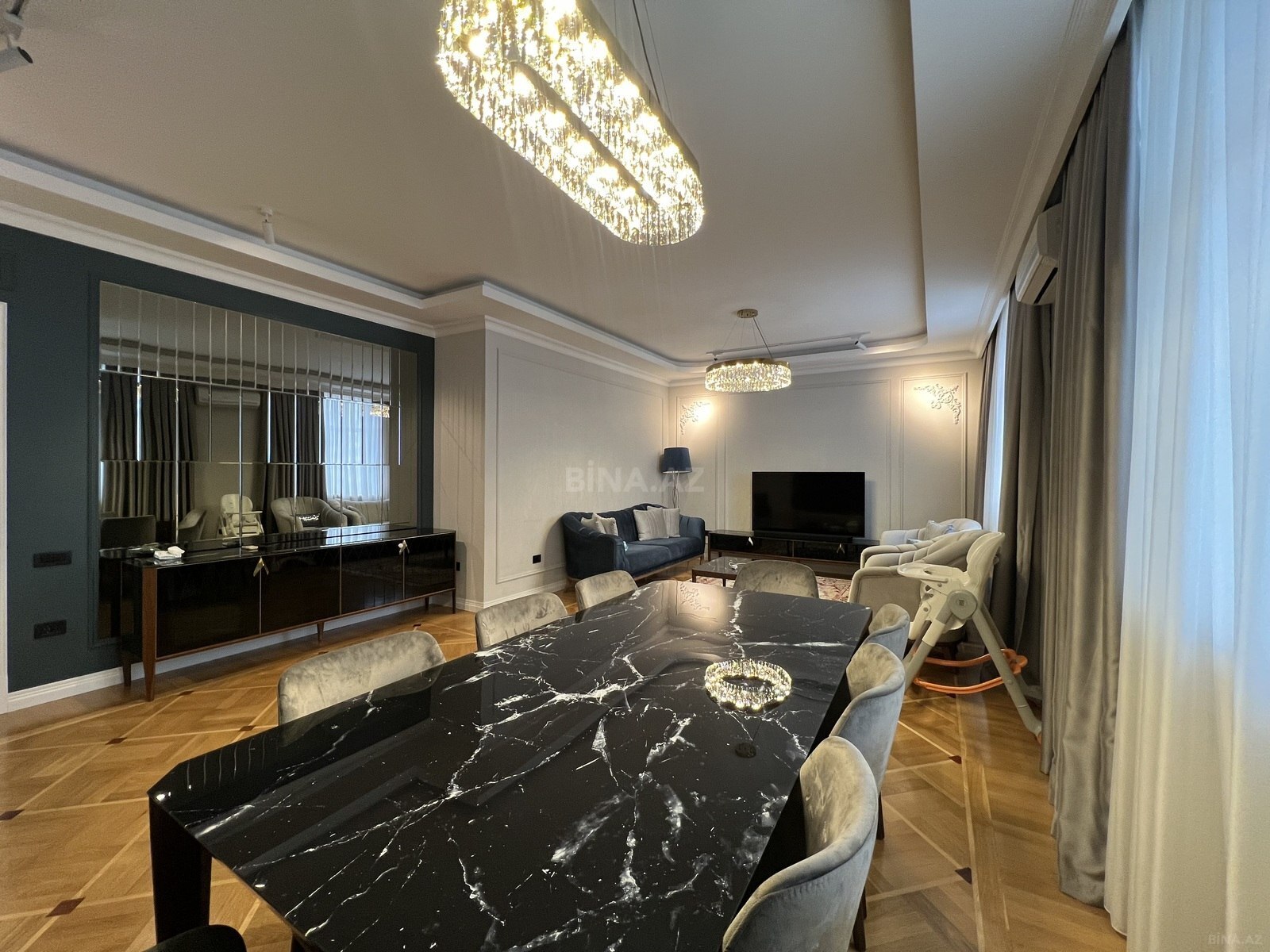 3 otaqlı yeni tikili - Gənclik m. - 140 m² (2)