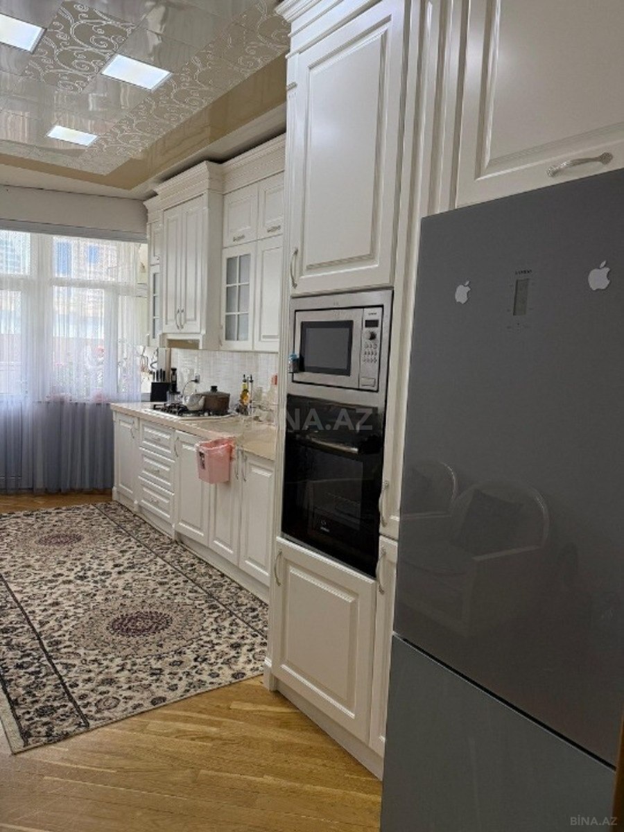3 otaqlı yeni tikili - Şah İsmayıl Xətai m. - 145 m² (15)